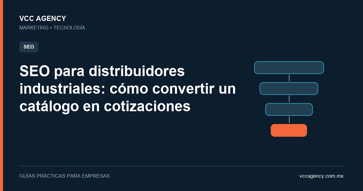 SEO para distribuidores industriales: cómo convertir un catálogo en cotizaciones