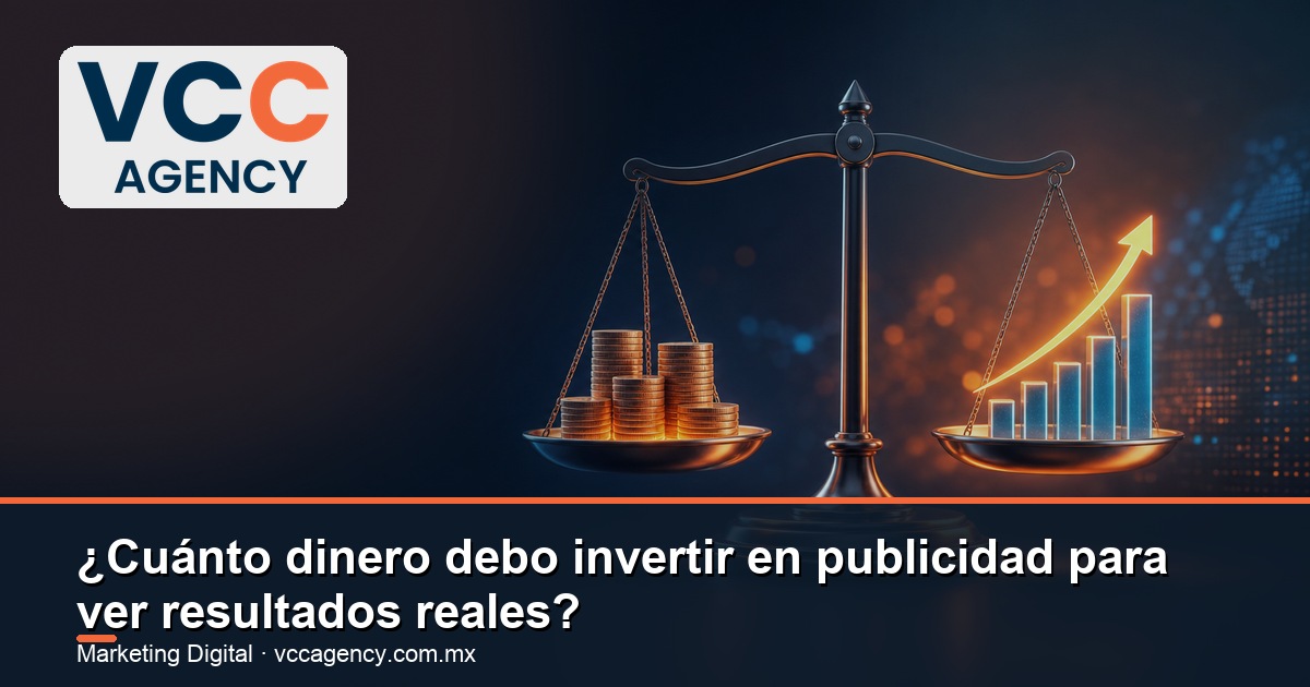 ¿Cuánto dinero debo invertir en publicidad para ver resultados reales?