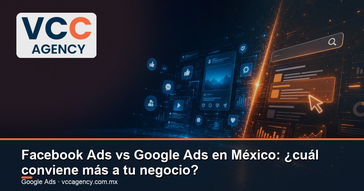 Facebook Ads vs Google Ads en México: ¿cuál conviene más a tu negocio?