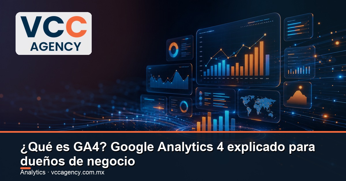 ¿Qué es GA4? Google Analytics 4 explicado para dueños de negocio